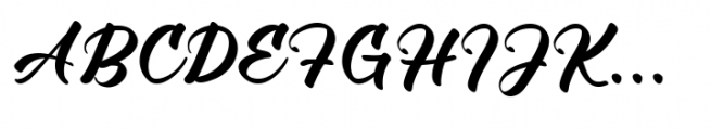 Amiable Forsythia Regular Font UPPERCASE