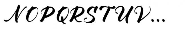 Amiable Forsythia Regular Font UPPERCASE