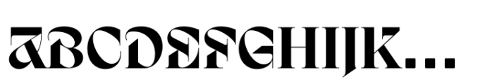 Amient Font UPPERCASE