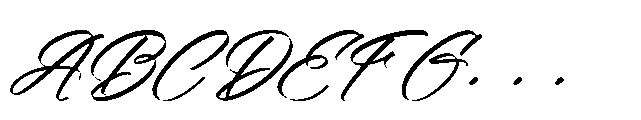 Amigdal Font Italic Font UPPERCASE
