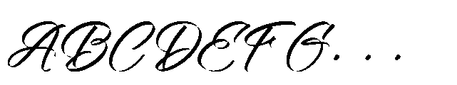 Amigdal Font Regular Font UPPERCASE