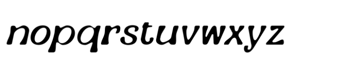 Amigie Blur Italic Font LOWERCASE