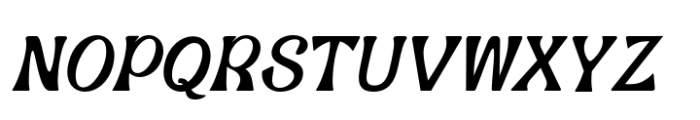 Amigie Italic Font UPPERCASE