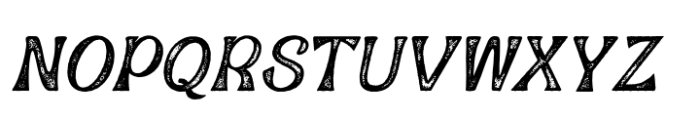Amigie Stamp Italic Font UPPERCASE