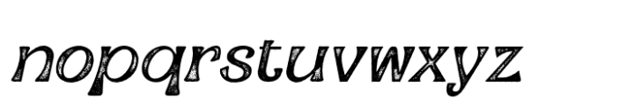 Amigie Stamp Italic Font LOWERCASE
