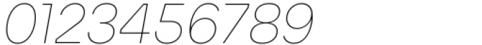 Amika Thin Italic Font OTHER CHARS