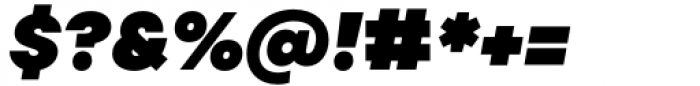 Amika Ultra Italic Font OTHER CHARS