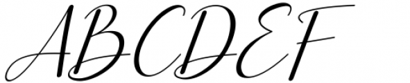 Amillina Italic Font UPPERCASE