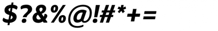 Amino Bold Italic Font OTHER CHARS