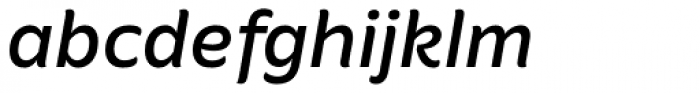 Amino Medium Italic Font LOWERCASE