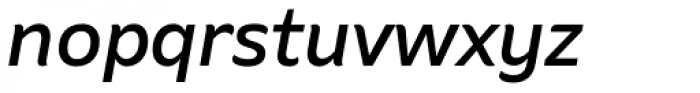 Amino Medium Italic Font LOWERCASE