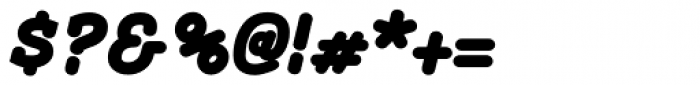Aminta Black Italic Font OTHER CHARS