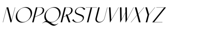 Amira Monte Italic Font UPPERCASE