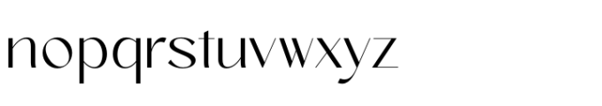 Amira Monte Regular Font LOWERCASE