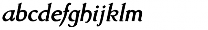 Amitale Book Bold Italic Font LOWERCASE