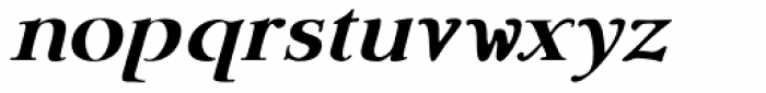Amitale Wide Bold Italic Font LOWERCASE