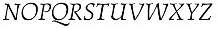 Amitie Italic Font UPPERCASE