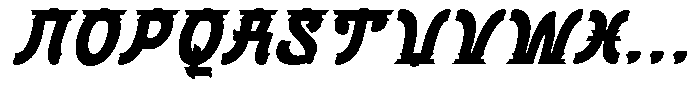 Amitsuya Italic Font UPPERCASE