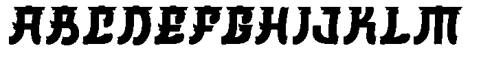 Amitsuya Regular Font UPPERCASE