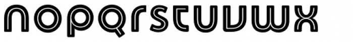 Amity Inline Font LOWERCASE