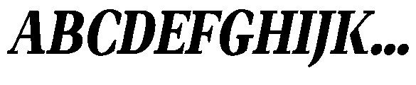 Amnesist Black Condensed Italic Font UPPERCASE