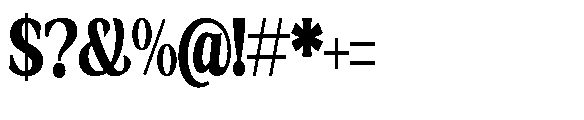 Amnesist Black Condensed Font OTHER CHARS
