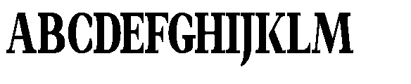 Amnesist Black Condensed Font UPPERCASE