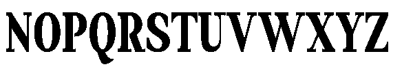 Amnesist Black Condensed Font UPPERCASE