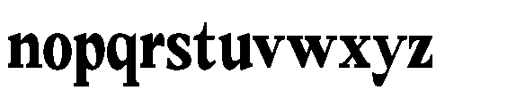 Amnesist Black Condensed Font LOWERCASE