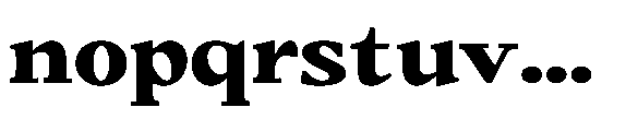 Amnesist Black Expanded Font LOWERCASE