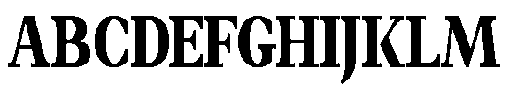 Amnesist Black Semi Condensed Font UPPERCASE
