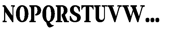 Amnesist Black Semi Condensed Font UPPERCASE