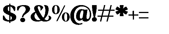 Amnesist Black Semi Expanded Font OTHER CHARS