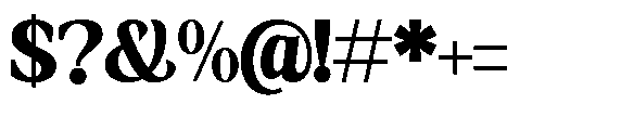 Amnesist Black Font OTHER CHARS