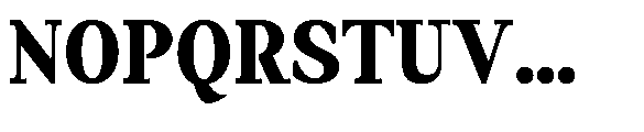 Amnesist Black Font UPPERCASE