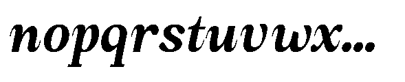 Amnesist Bold Condensed Italic Font LOWERCASE
