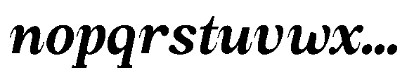 Amnesist Bold Italic Font LOWERCASE