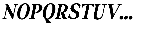 Amnesist Bold Semi Expanded Italic Font UPPERCASE