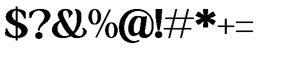 Amnesist Bold Semi Expanded Font OTHER CHARS