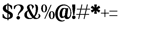 Amnesist Bold Font OTHER CHARS