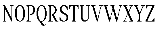 Amnesist Condensed Font UPPERCASE