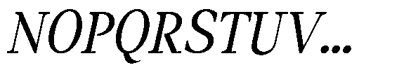 Amnesist Expanded Italic Font UPPERCASE