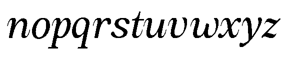 Amnesist Expanded Italic Font LOWERCASE