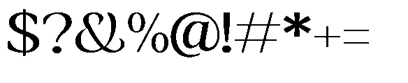 Amnesist Expanded Font OTHER CHARS