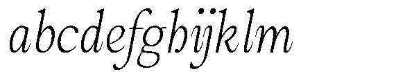 Amnesist Extra Light Condensed Italic FONT