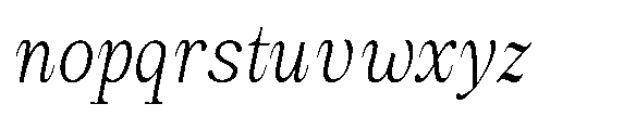 Amnesist Extra Light Condensed Italic Font LOWERCASE