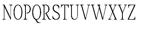 Amnesist Extra Light Condensed Font UPPERCASE