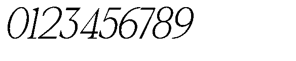 Amnesist Extra Light Expanded Italic Font OTHER CHARS