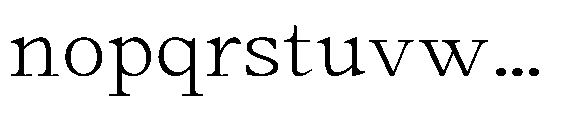Amnesist Extra Light Expanded Font LOWERCASE