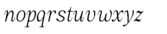 Amnesist Extra Light Italic Font LOWERCASE